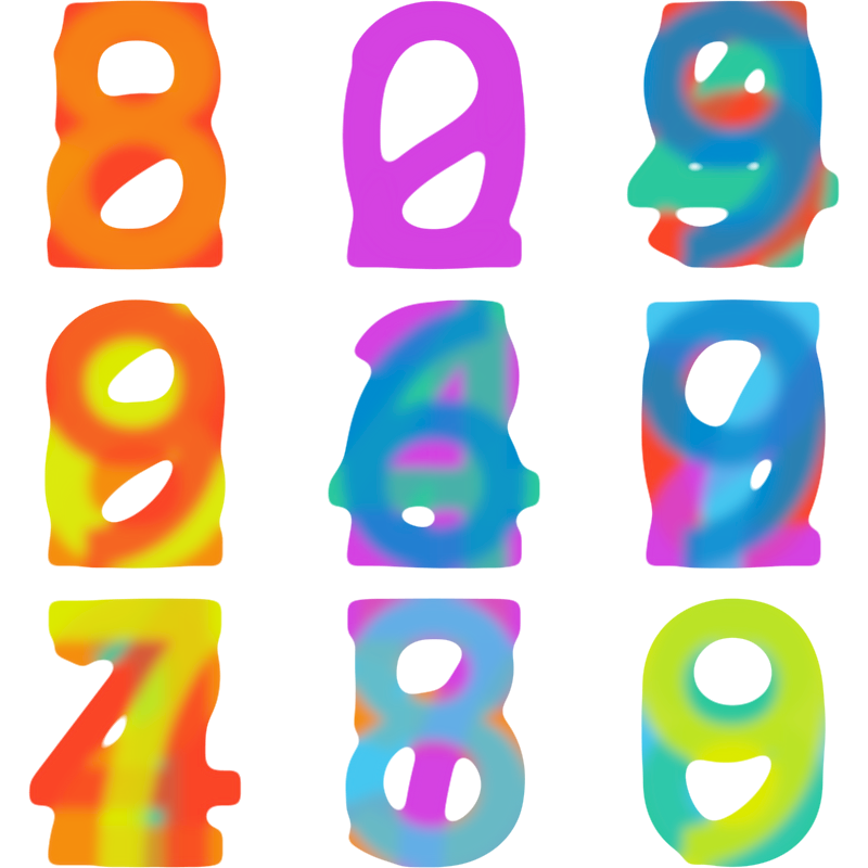 colors as numbers #9