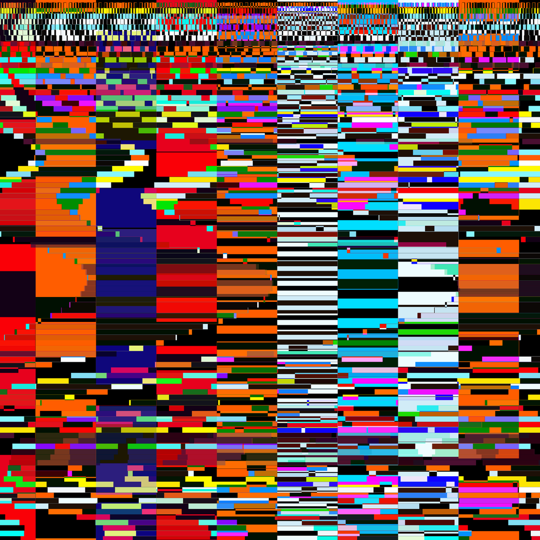 Glitchometry Stripes #52