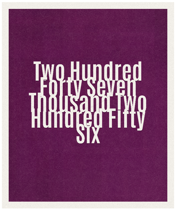 Count #247256