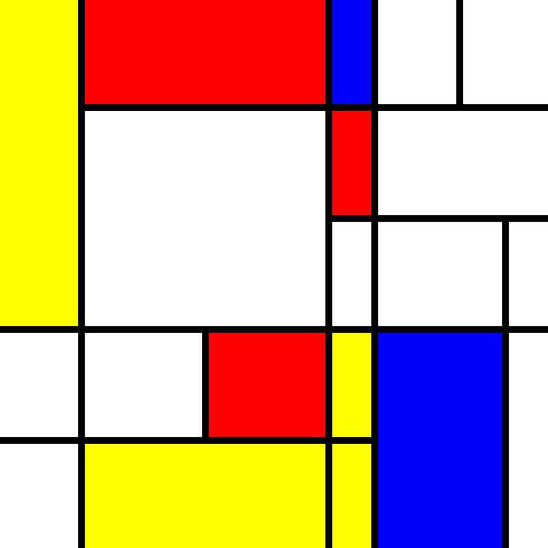 compositioninredblueandyellow.art, (NFT) #136