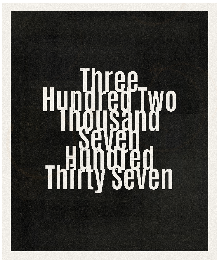 Count #302737