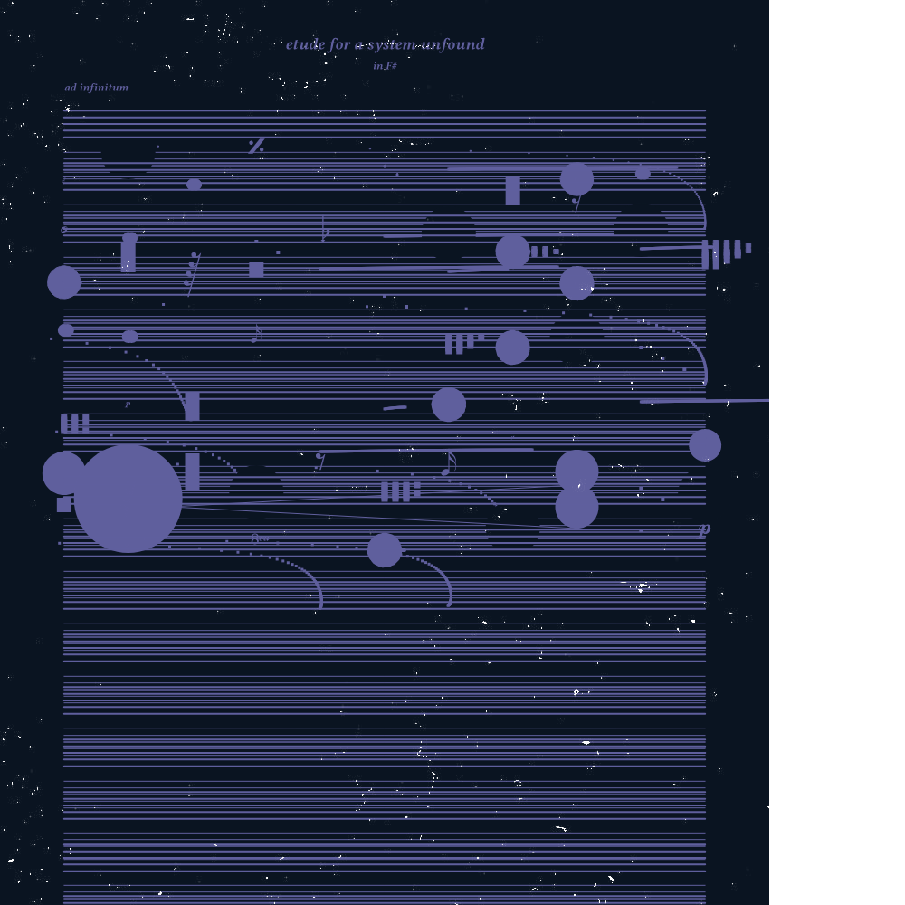 etude for a system unfound #97