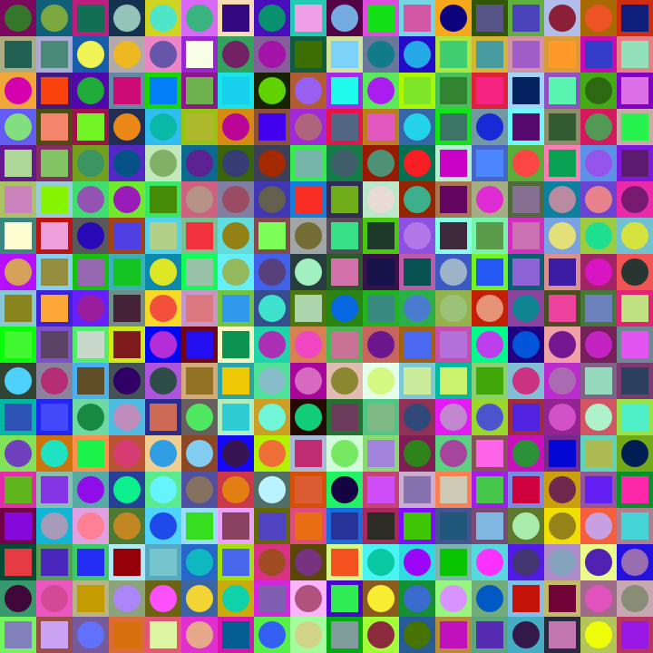 Square Dot Composition #116