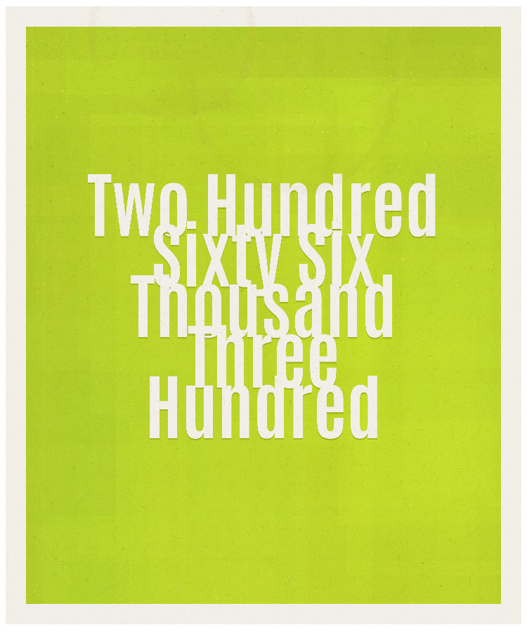 Count #266300