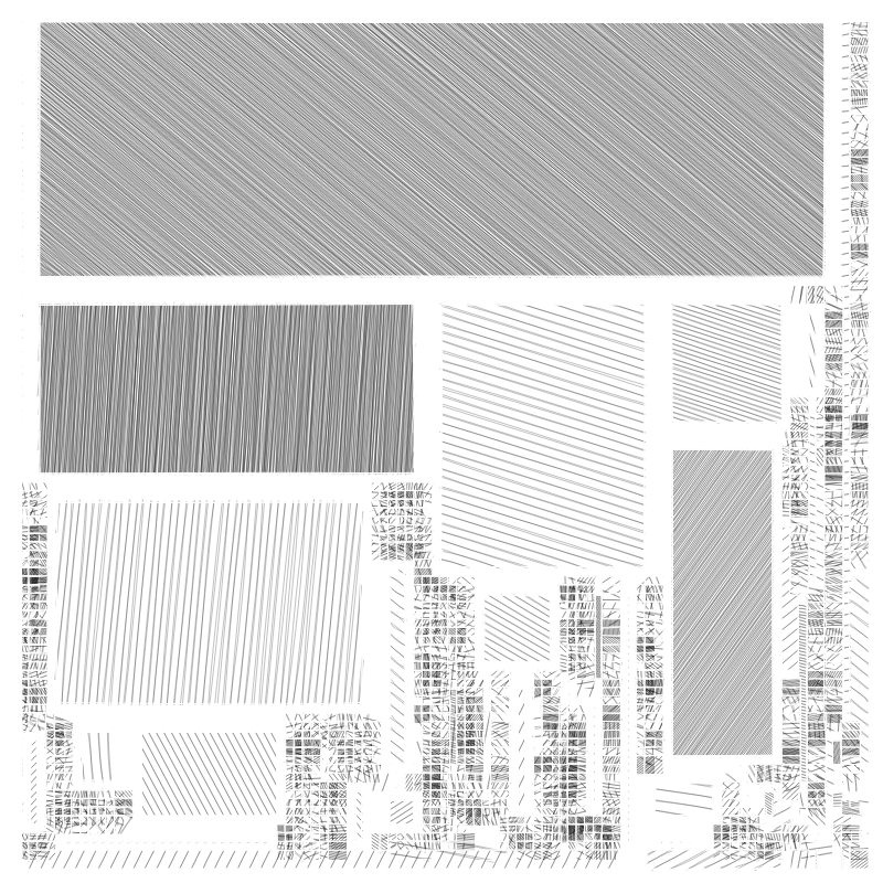 Strips layouts - Overhatched #3