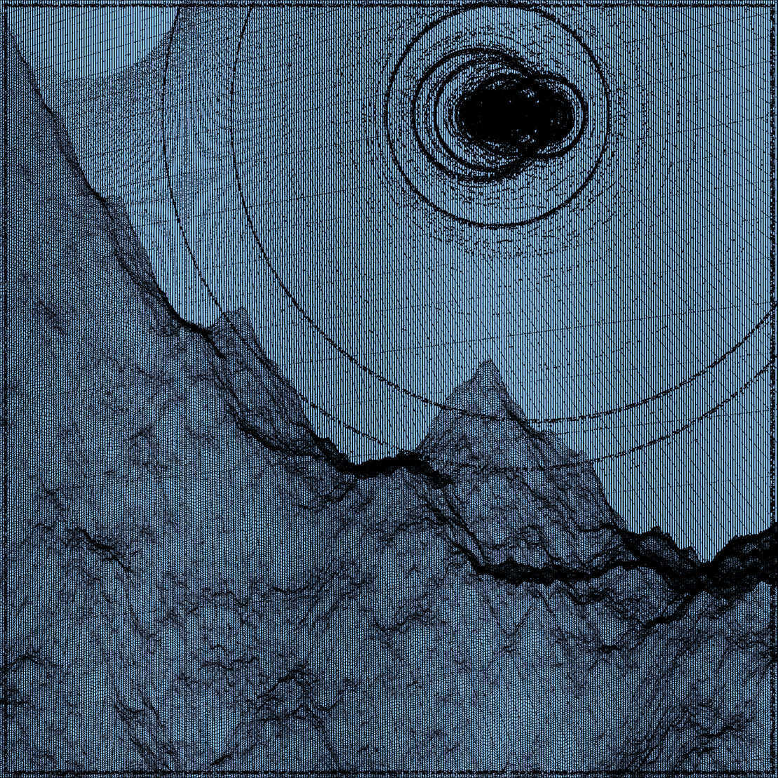 Surreal classic generative landscape #8