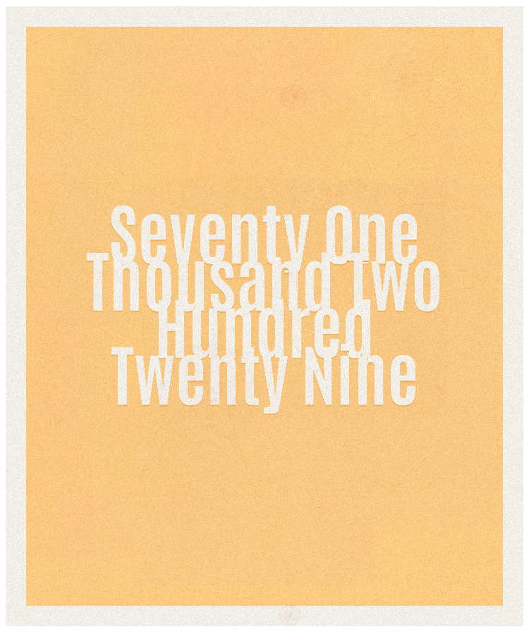 Count #71229