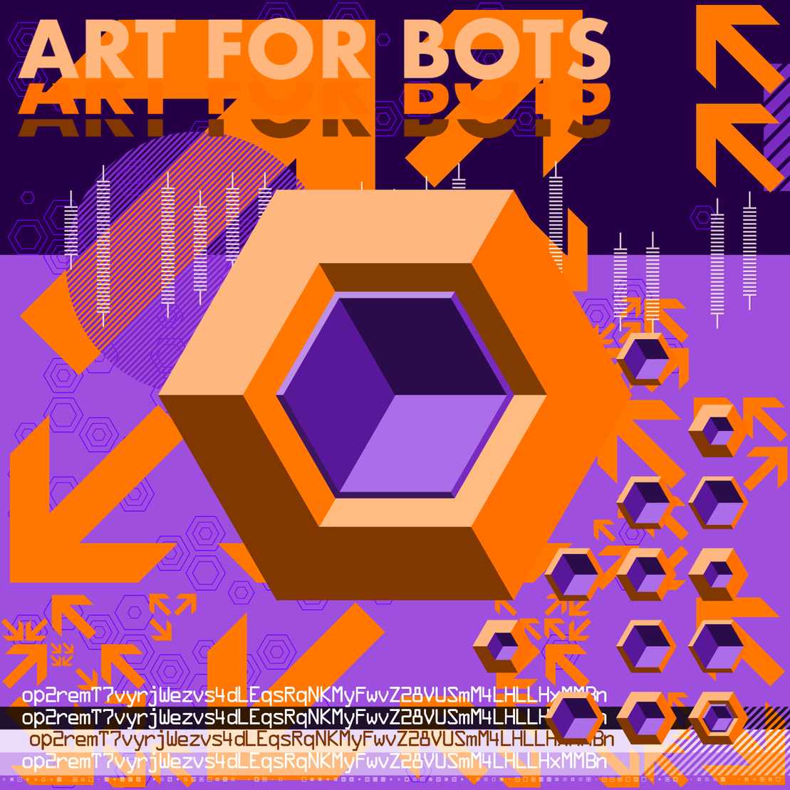 Hexagones - Art for Bots for Humans #33