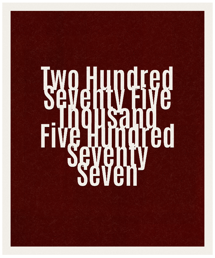 Count #275577