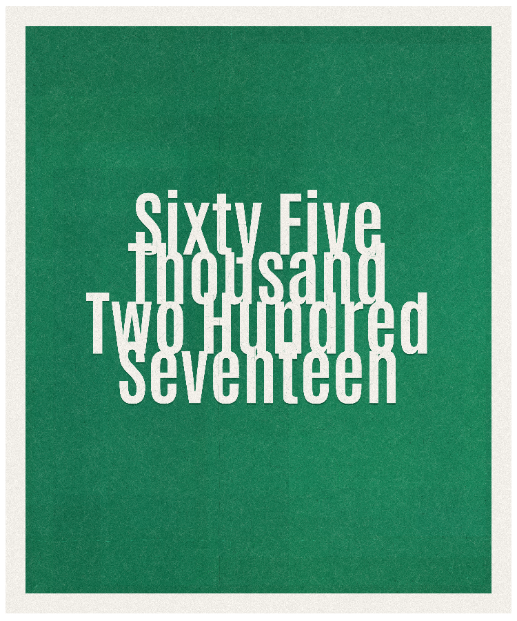 Count #65217