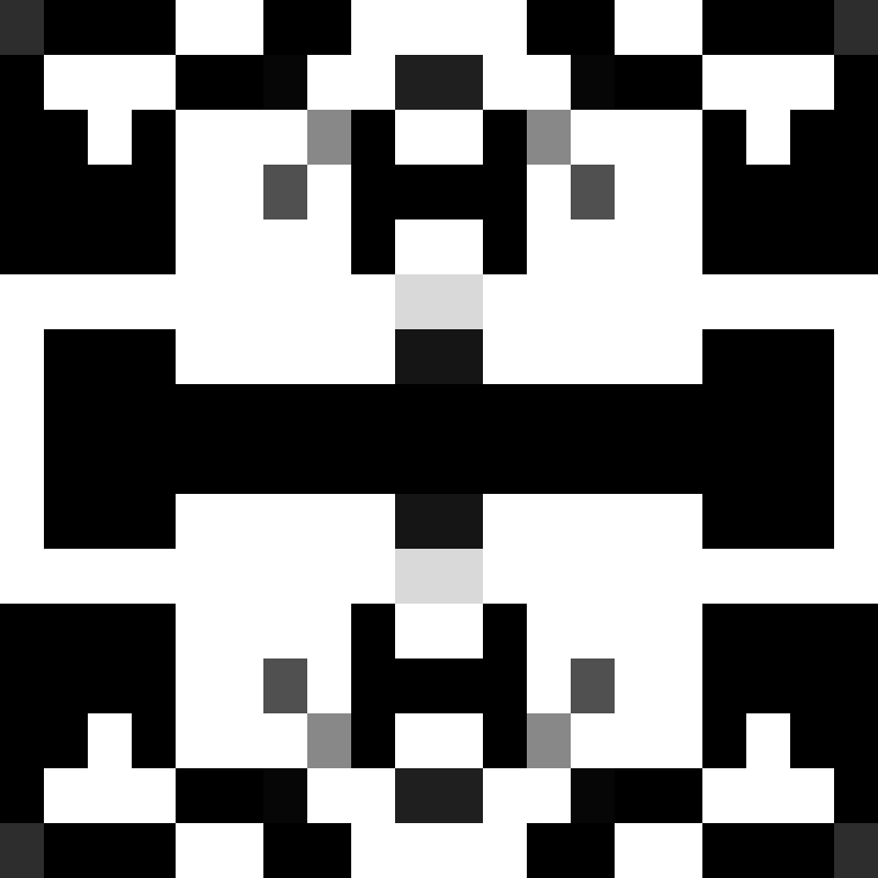 QR Glyphs Invaders #6