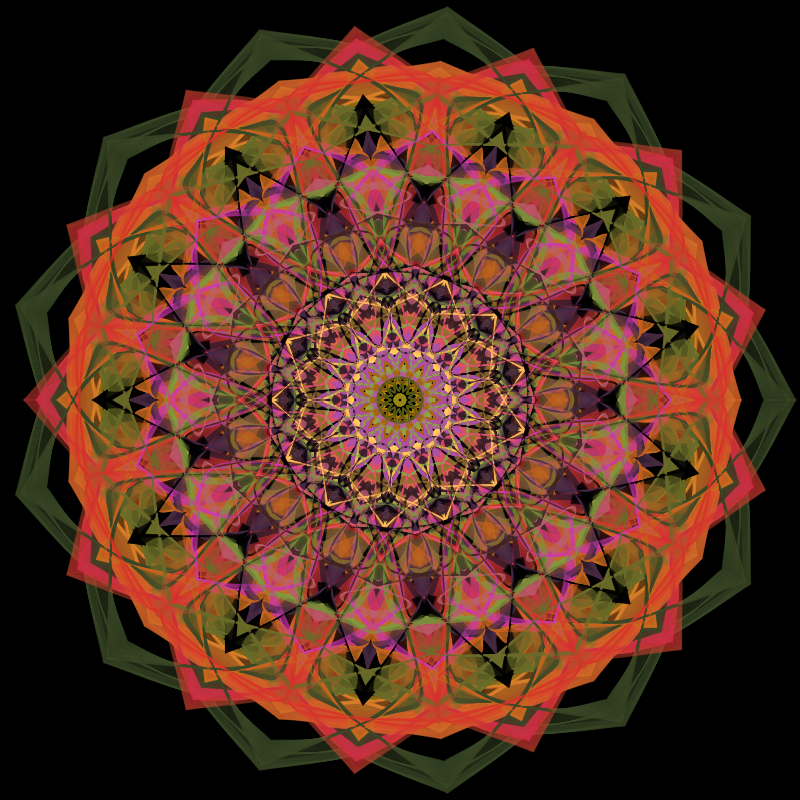 Morphing Mandala - #fxhashturnsone charity #6