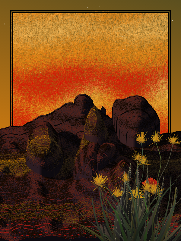 Desert Sun Rising #46