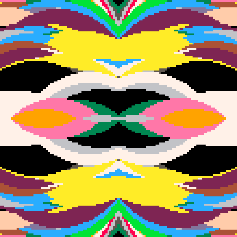Rapid Psychedelic Inkblot Test Generator #47