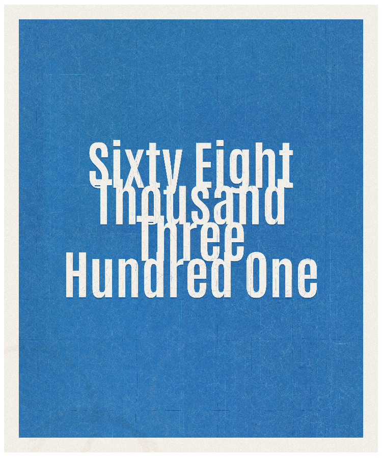 Count #68301