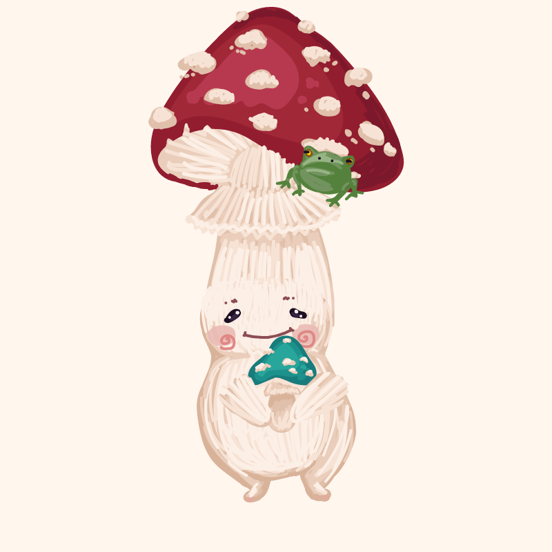 Cute Mushrooms Forest Guys #27