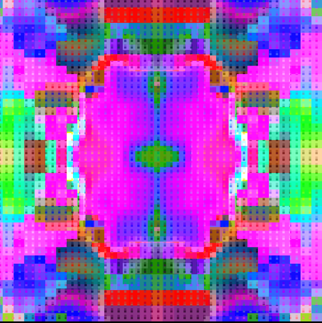 Magical Pixelated Kaleidoscope #16