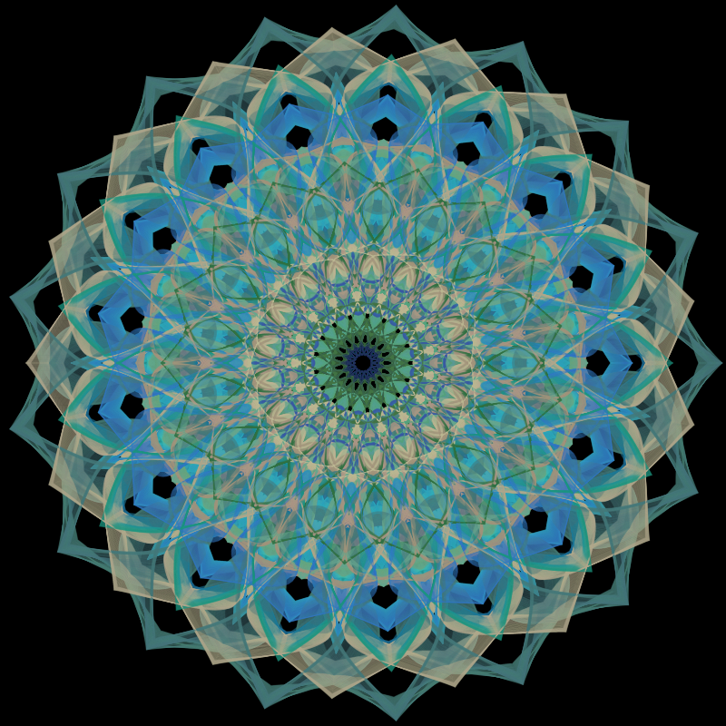 Morphing Mandala - #fxhashturnsone charity #58