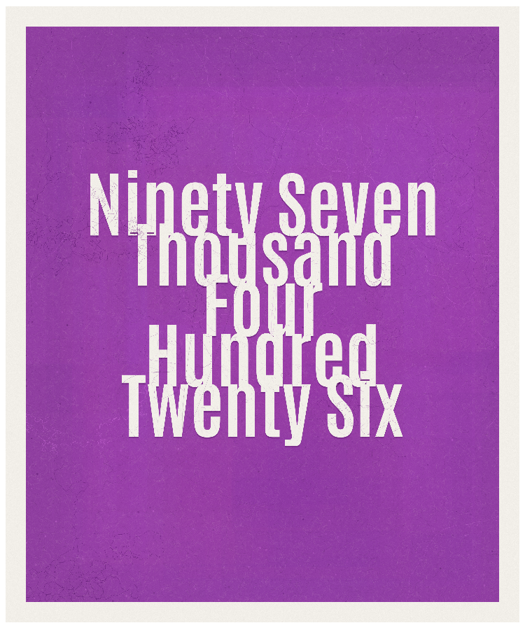 Count #97426