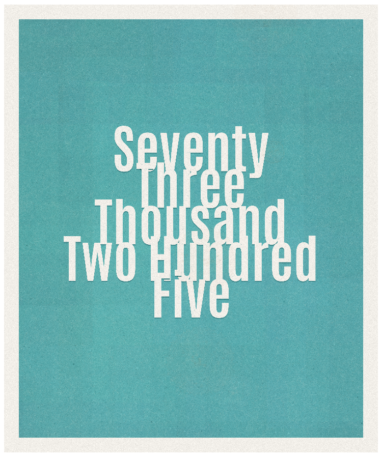 Count #73205