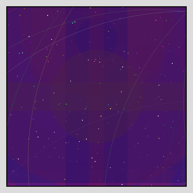 Color Field Starry B #79