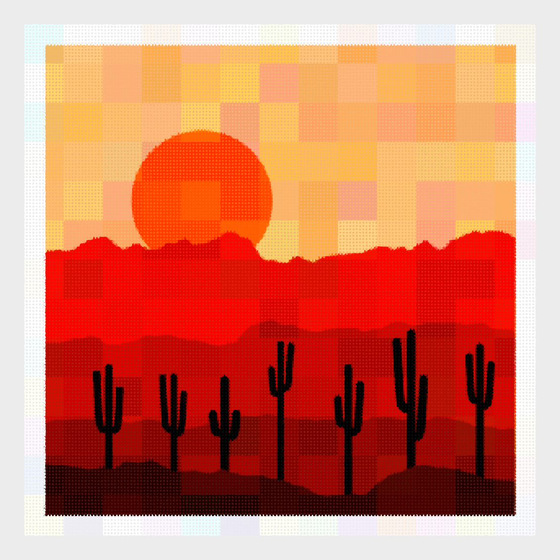 Saguaros #108