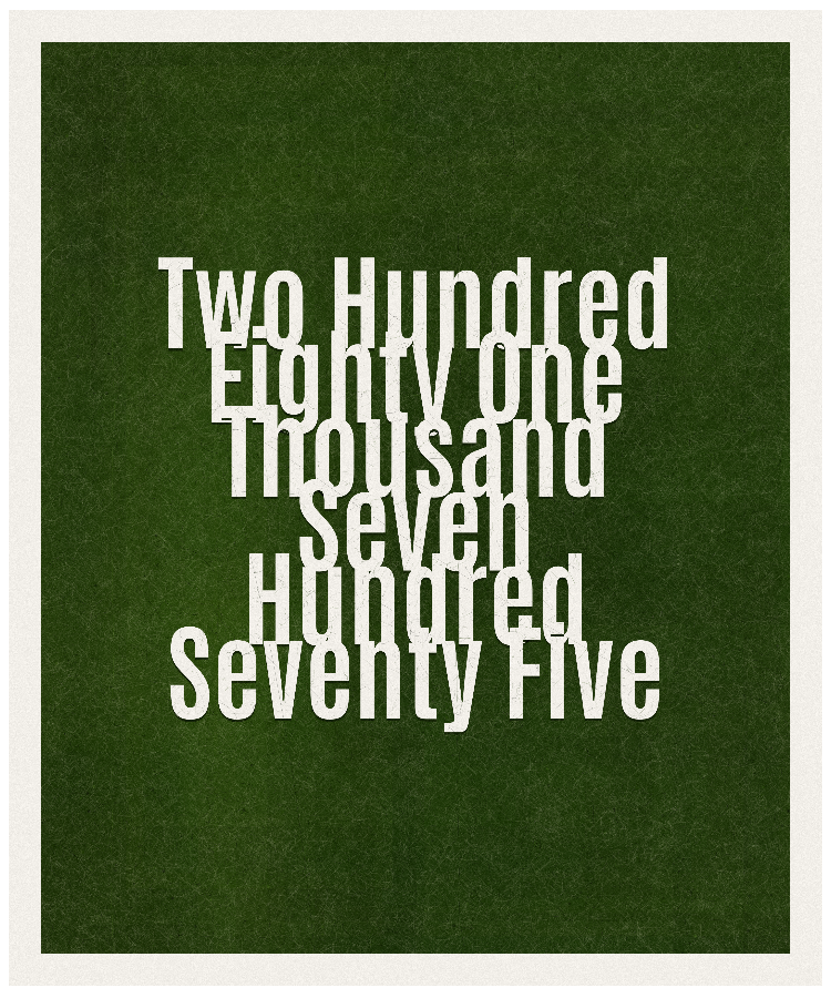 Count #281775