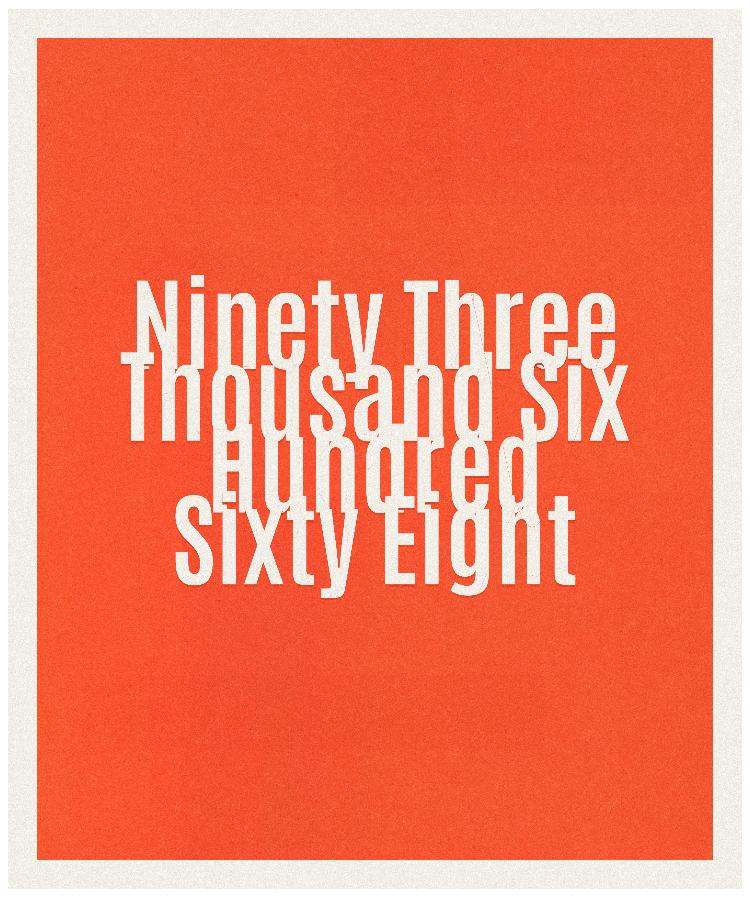 Count #93668