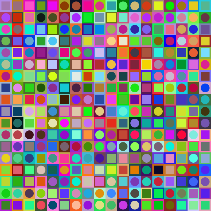 Square Dot Composition #247