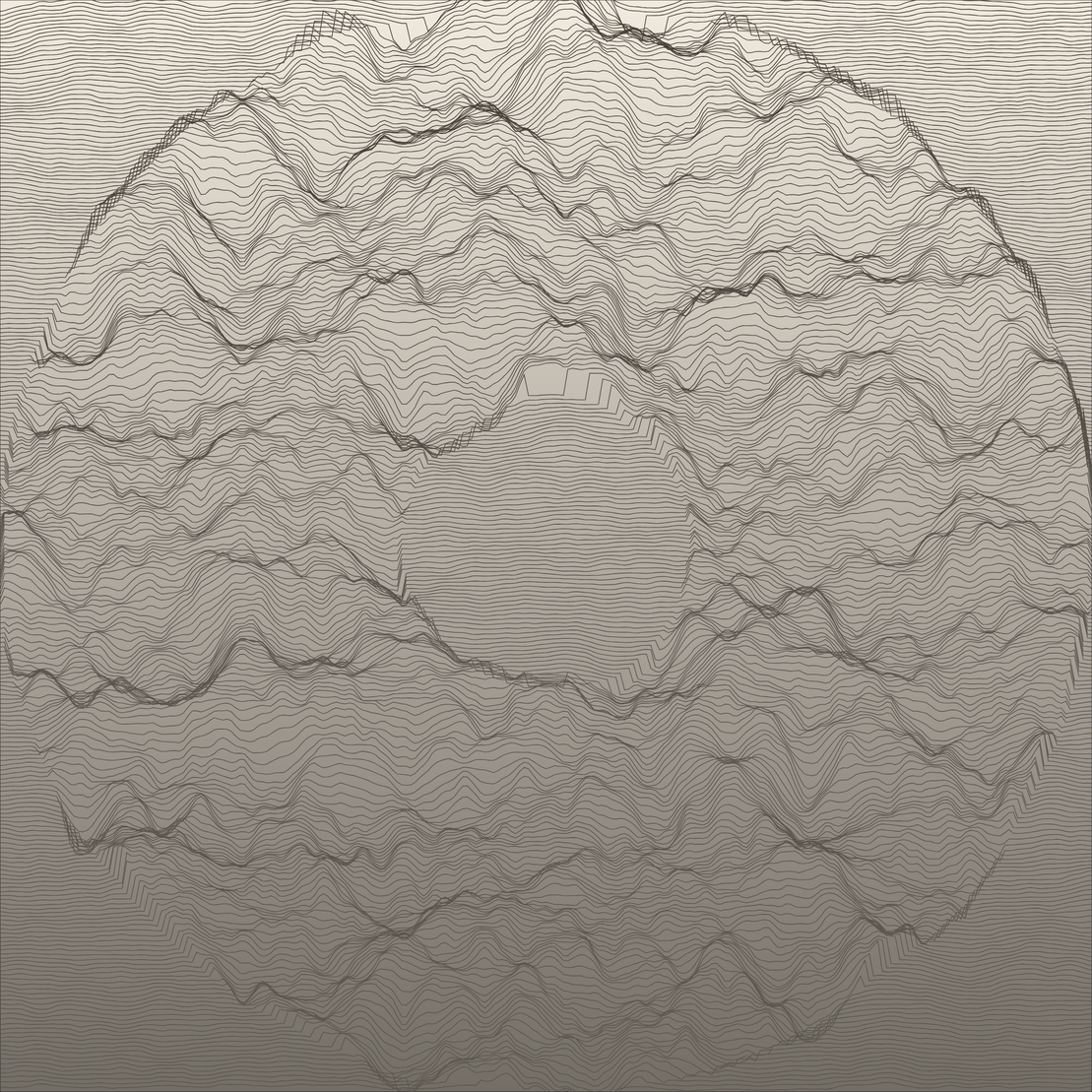 Waves Circle (For Plotter) #2