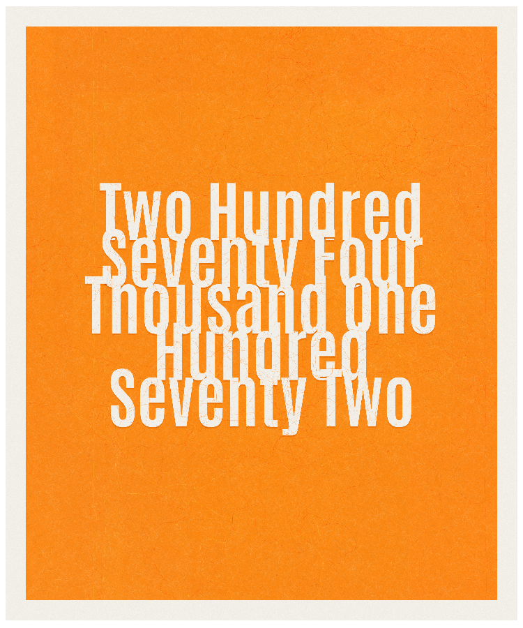 Count #274172