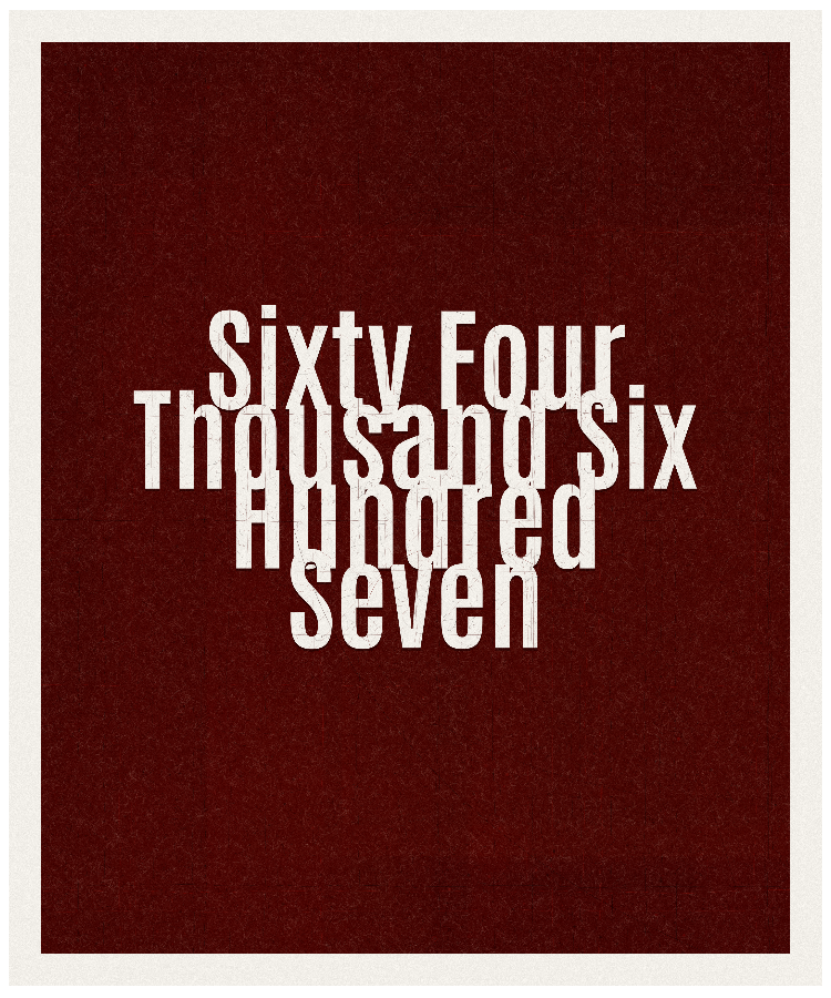 Count #64607