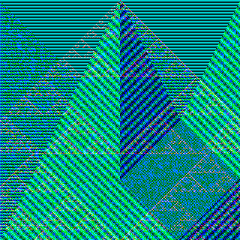 RGB Elementary Cellular Automaton #594