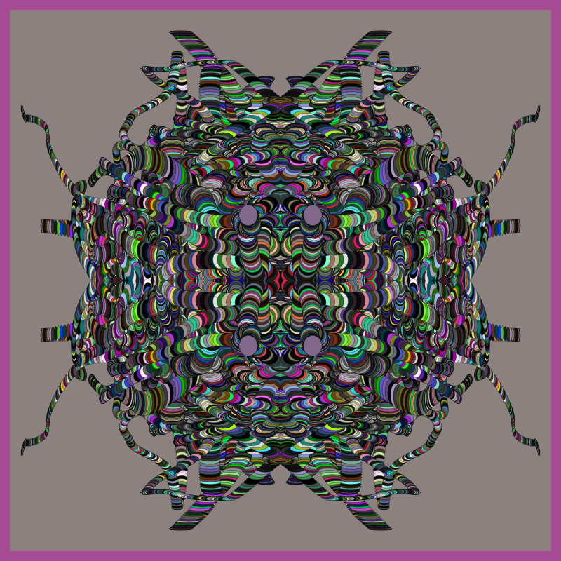 Symmetric Perlinized Ellipse #9