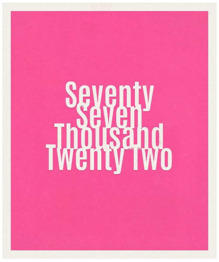 Count #77022