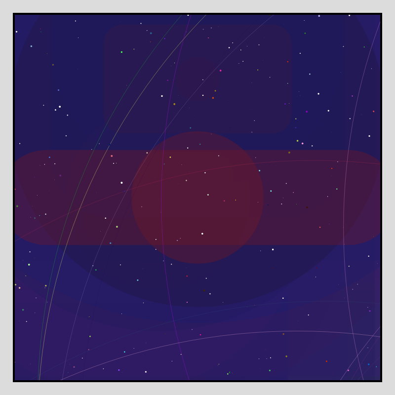 Color Field Starry B #33