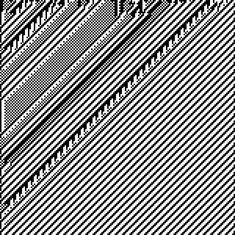 Colored Elementary Cellular Automaton #423