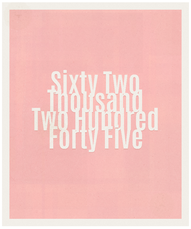 Count #62245
