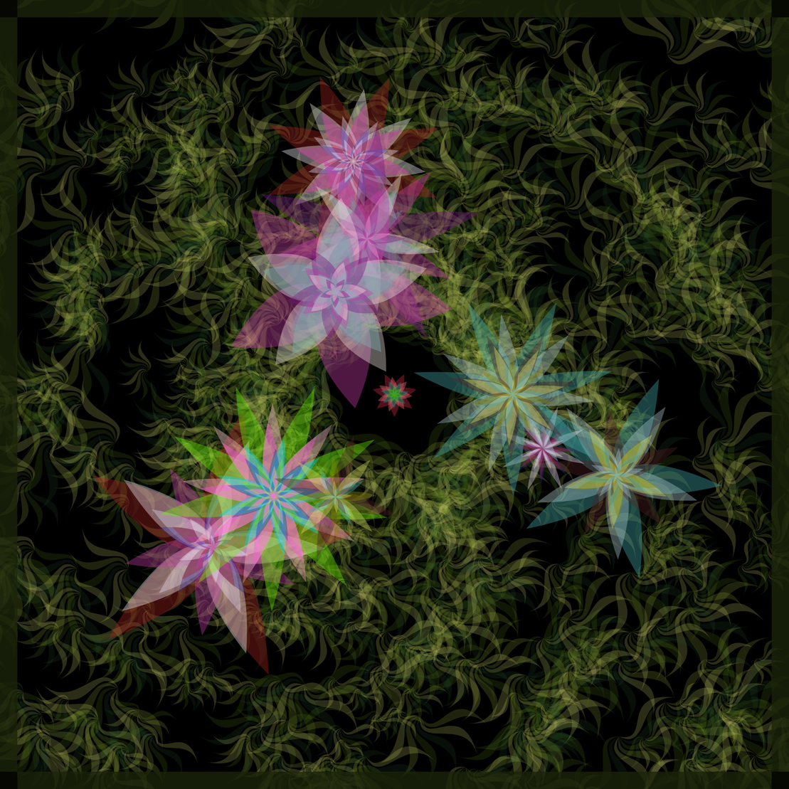 Bezier Garden #136