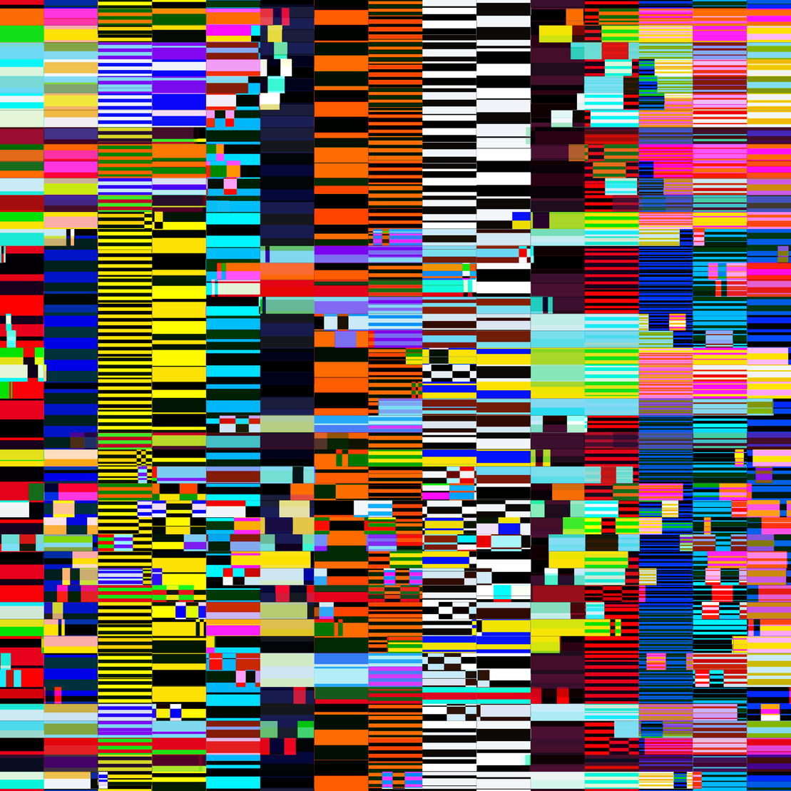 Glitchometry Stripes #116