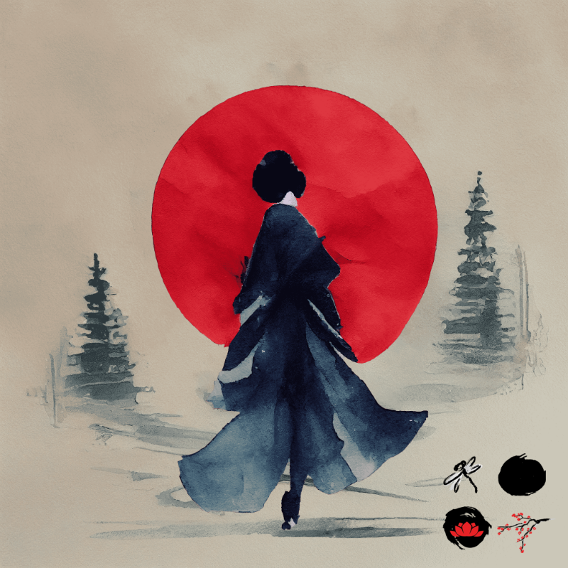 A walking geisha #7