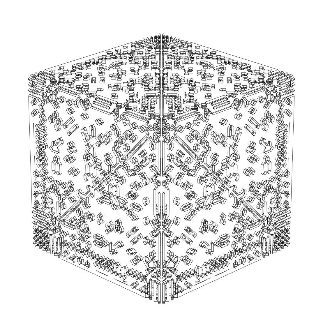 LL21 Alien Art Cube #814