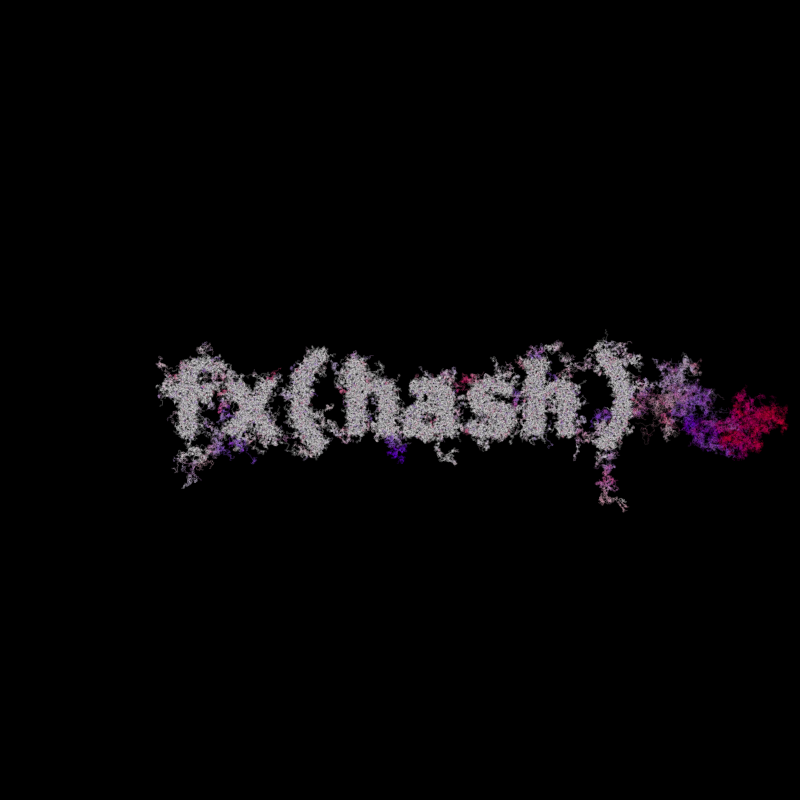 FXHASH Logo with Features #821