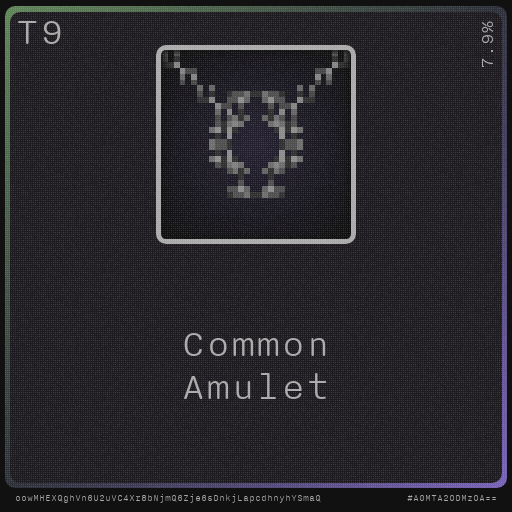 Gear for your quests - Amulet #5