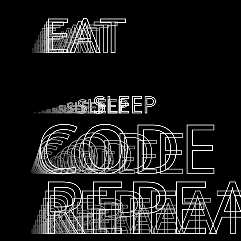 Eat Sleep Code Repeat #6