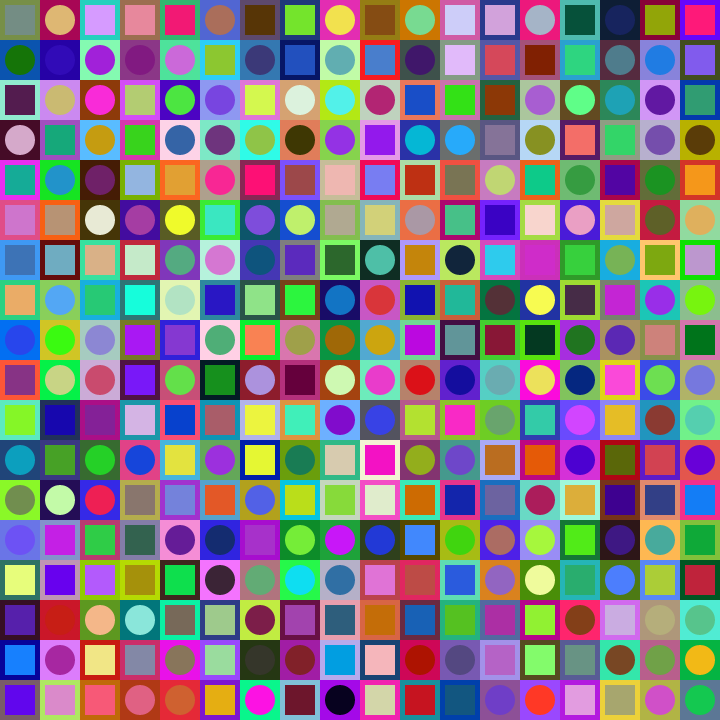 Square Dot Composition #268