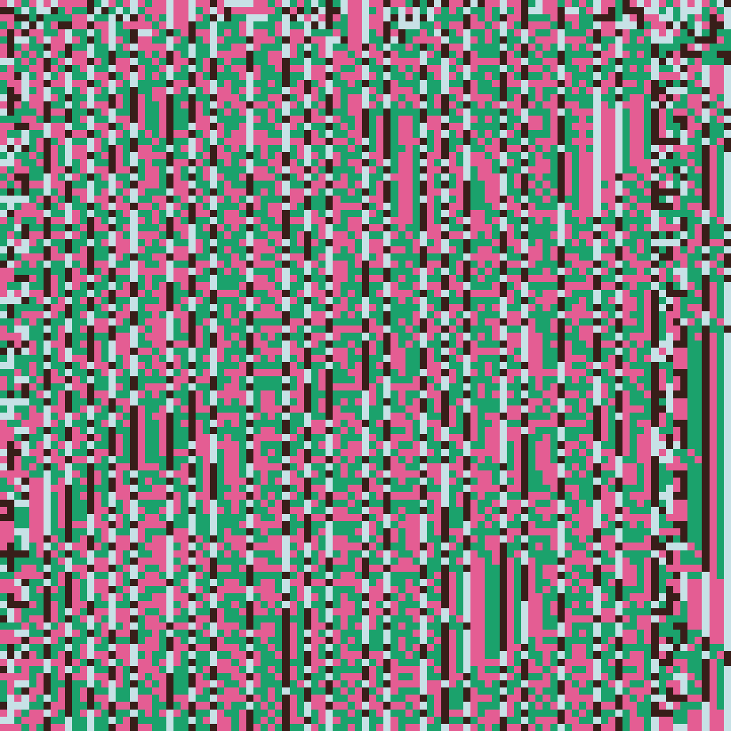 Blending Neighbors Cellular Automata #20