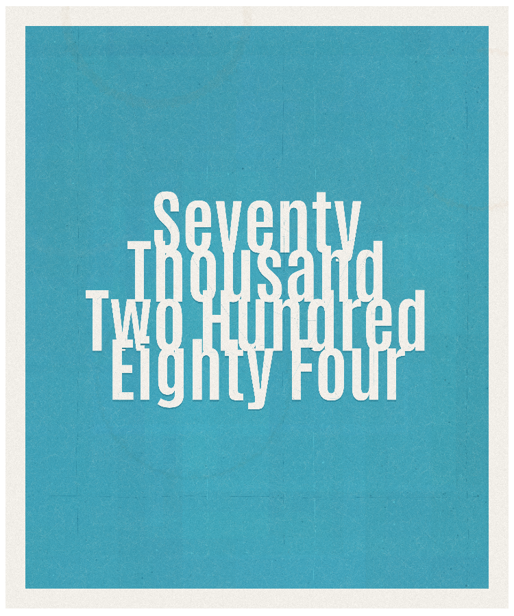 Count #70284