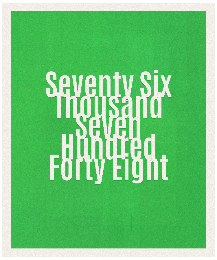 Count #76748