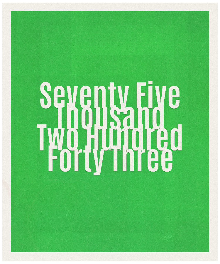 Count #75243